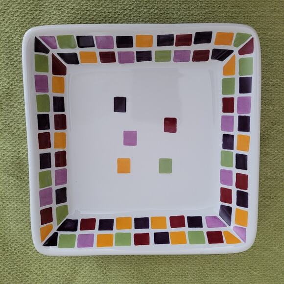 The Pampered Chef Other - The Pampered Chef Simple Addi+ions Tiles Small Square Plate